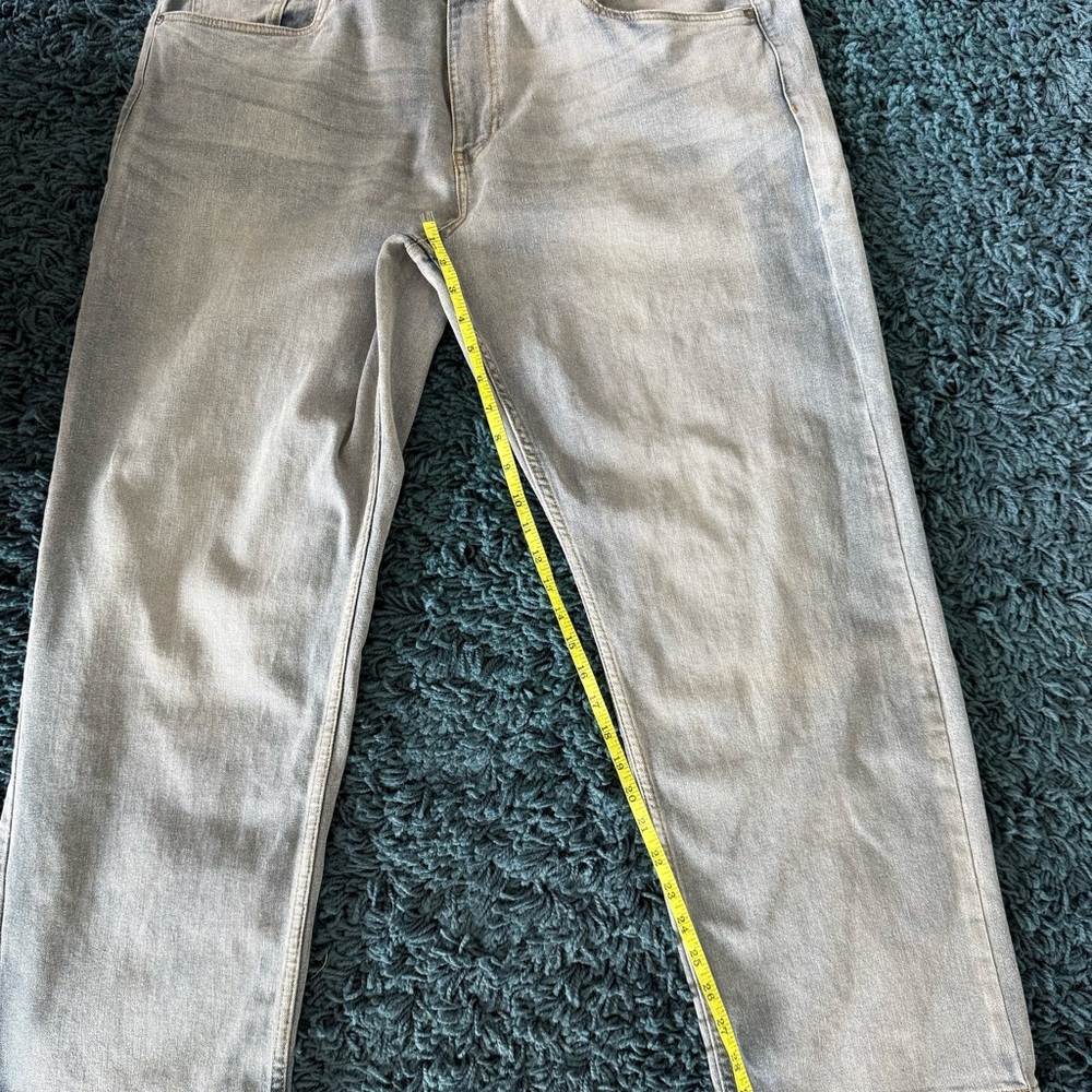 Falls Creek Men’s Light Blue Relaxed Stretch Denim Jeans Size 42 - Picture 6 of 10